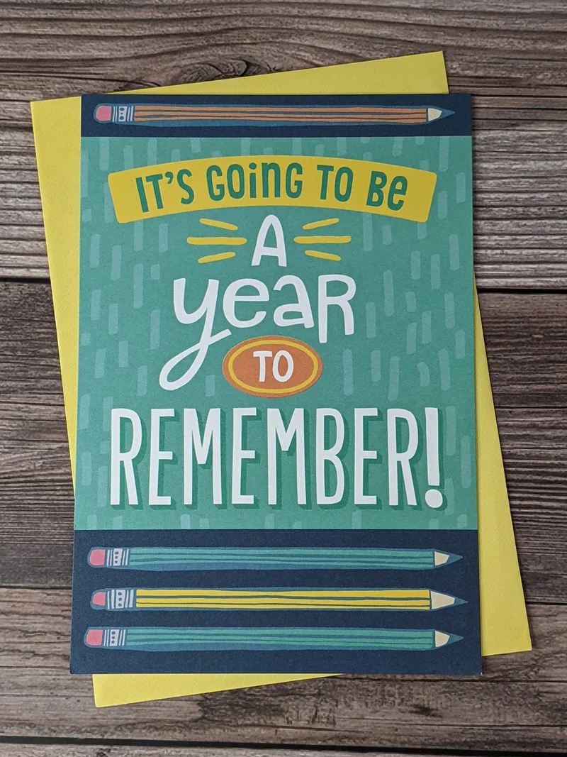 A category of school themed greeting cards for students and teachers.